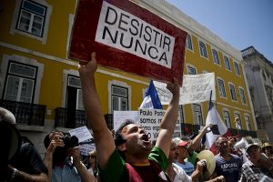 PORTUGAL-BANK-BES-VICTIMS-PROTEST