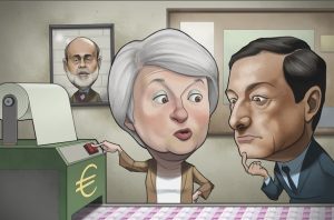 yellen-teaching-draghi-how-to-print-money-funny