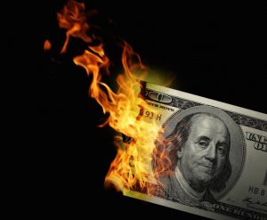 burning-dollar
